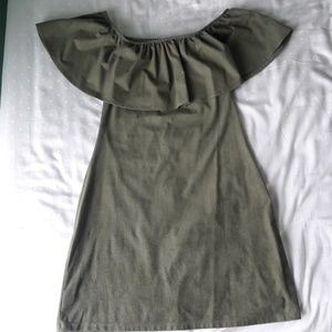 Flowy Over The Shoulder Dress